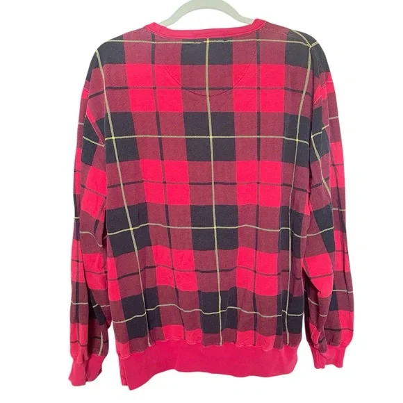 Vintage Polo Ralph Lauren plaid pullover sweatshirt